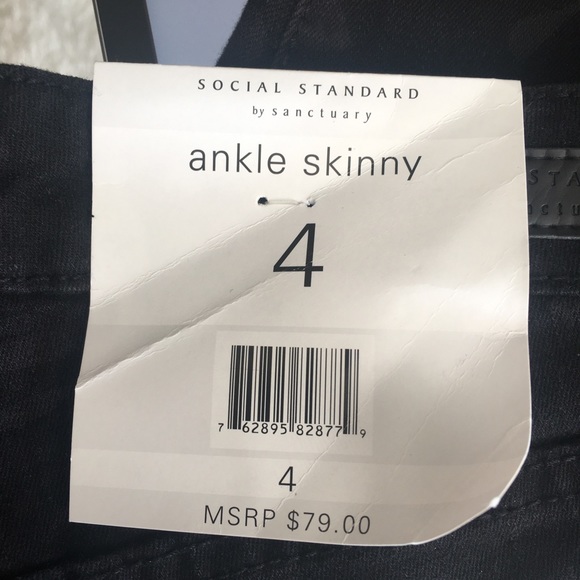 Social Standard by Sanctuary Skinny Ankle Jean Camo 4 - Picture 7 of 9